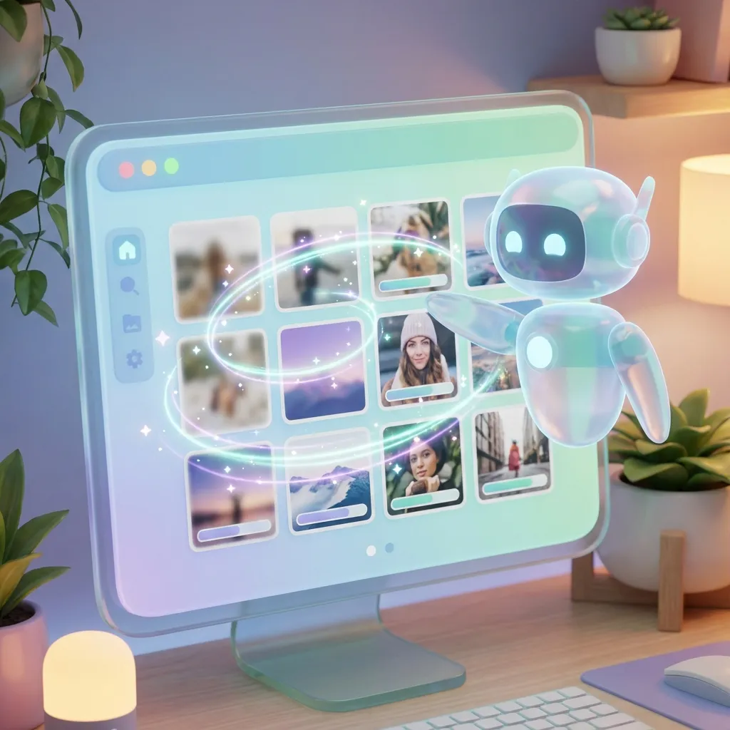 AI generating multiple dating app photo variations showing different styles, backgrounds, and authentic attractive looks optimized for Tinder Bumble Hinge