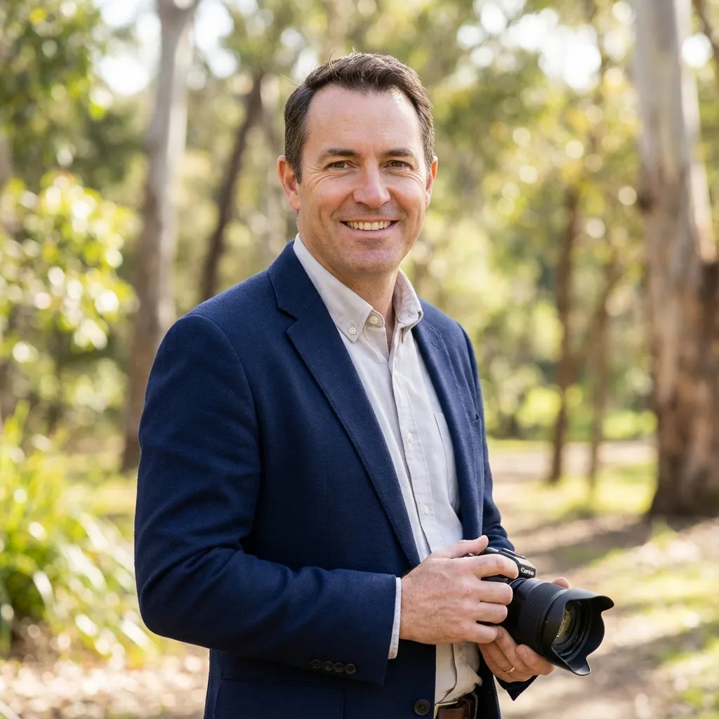 After: Michael with confident, authentic dating app photo that gets 3x more matches on Tinder with professional quality