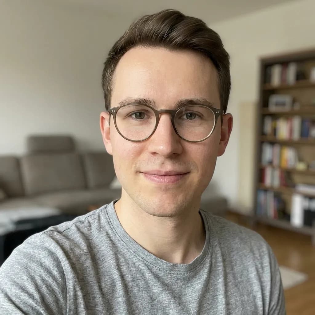 Casual selfie before AI