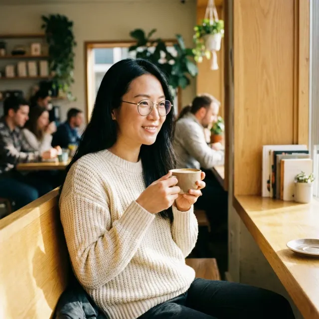 Product Manager casual portrait before AI optimization