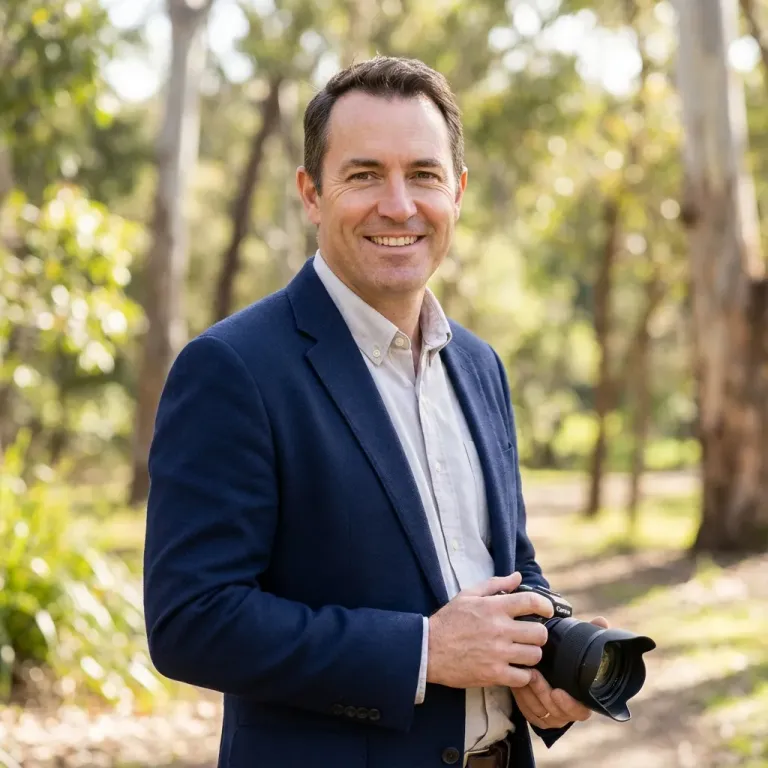 After: Michael with confident, authentic dating app photo that gets 3x more matches on Tinder with professional quality