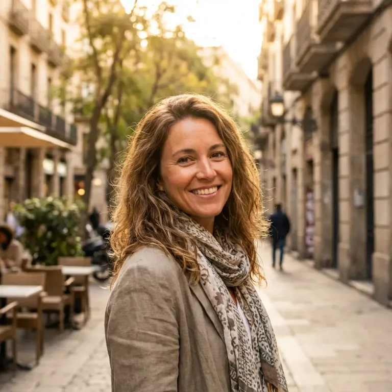 After: Sarah with warm, approachable Bumble-optimized photo that attracts quality matches and shows authentic beauty