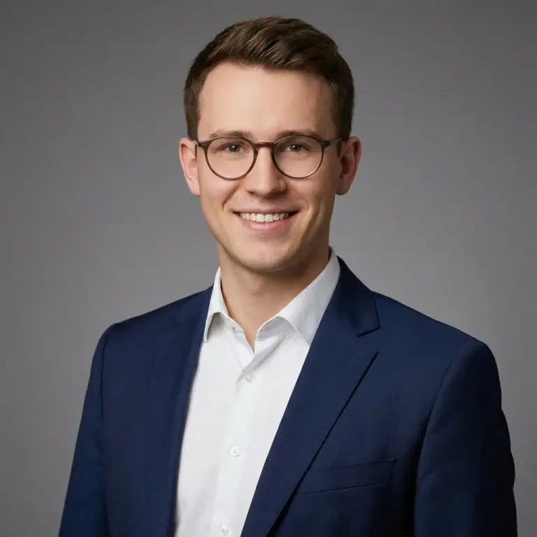 After: Professional AI-generated LinkedIn headshot