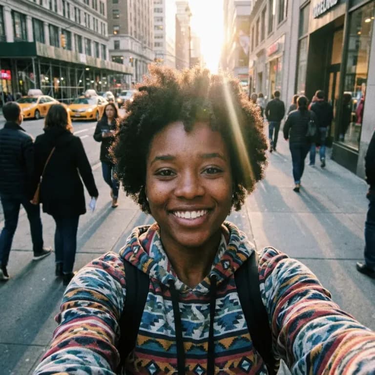 Before: Generic photo with poor lighting, unflattering angle